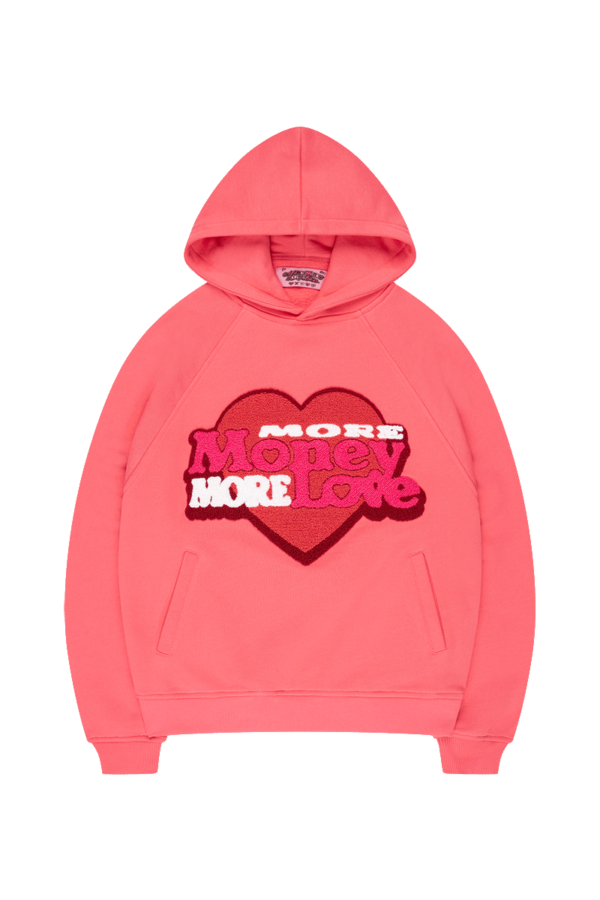 Blaze Heart Kapuzenpullover Rot