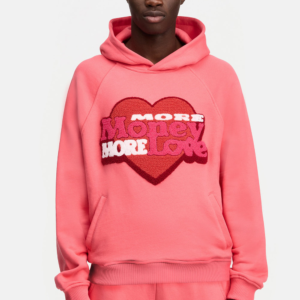 Blaze Heart Kapuzenpullover Rot