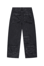 Cargohose mit Razor-Logo in verwaschenem Schwarz