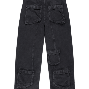 Cargohose mit Razor-Logo in verwaschenem Schwarz