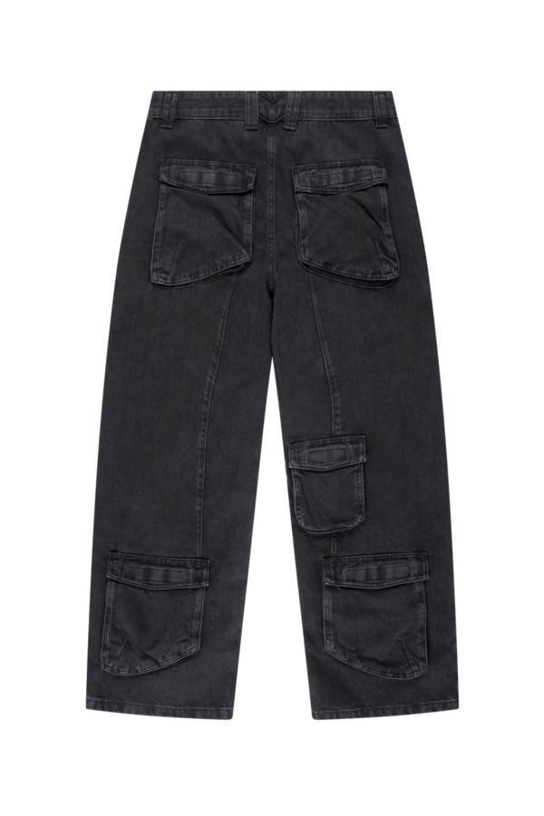 Cargohose mit Razor-Logo in verwaschenem Schwarz