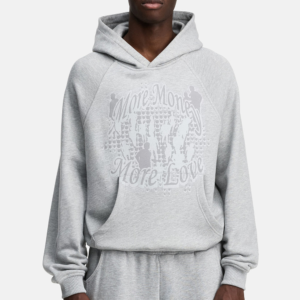 Dawn Dusk Hoodie Grau Melange