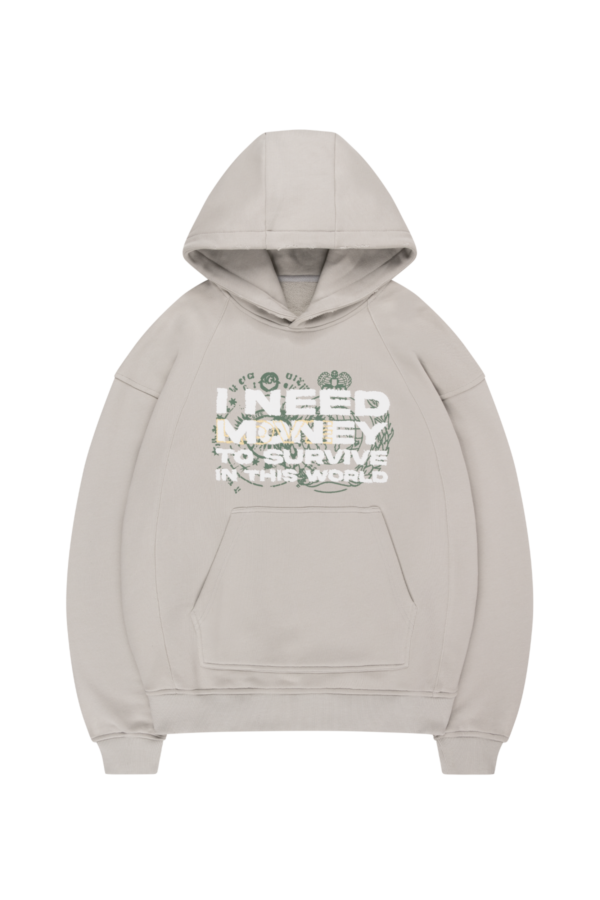 Get Rich Kapuzenpullover Grau