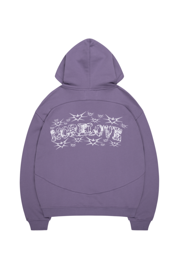 More Money Kapuzenpullover Reversi-Grafik Mulled Grape Purple